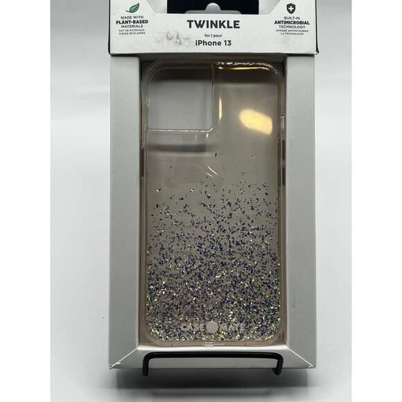 Case-Mate Case for Apple iPhone 13 Twinkle Ombre Anti-Scratch, Plant-Based - Picture 3 of 3